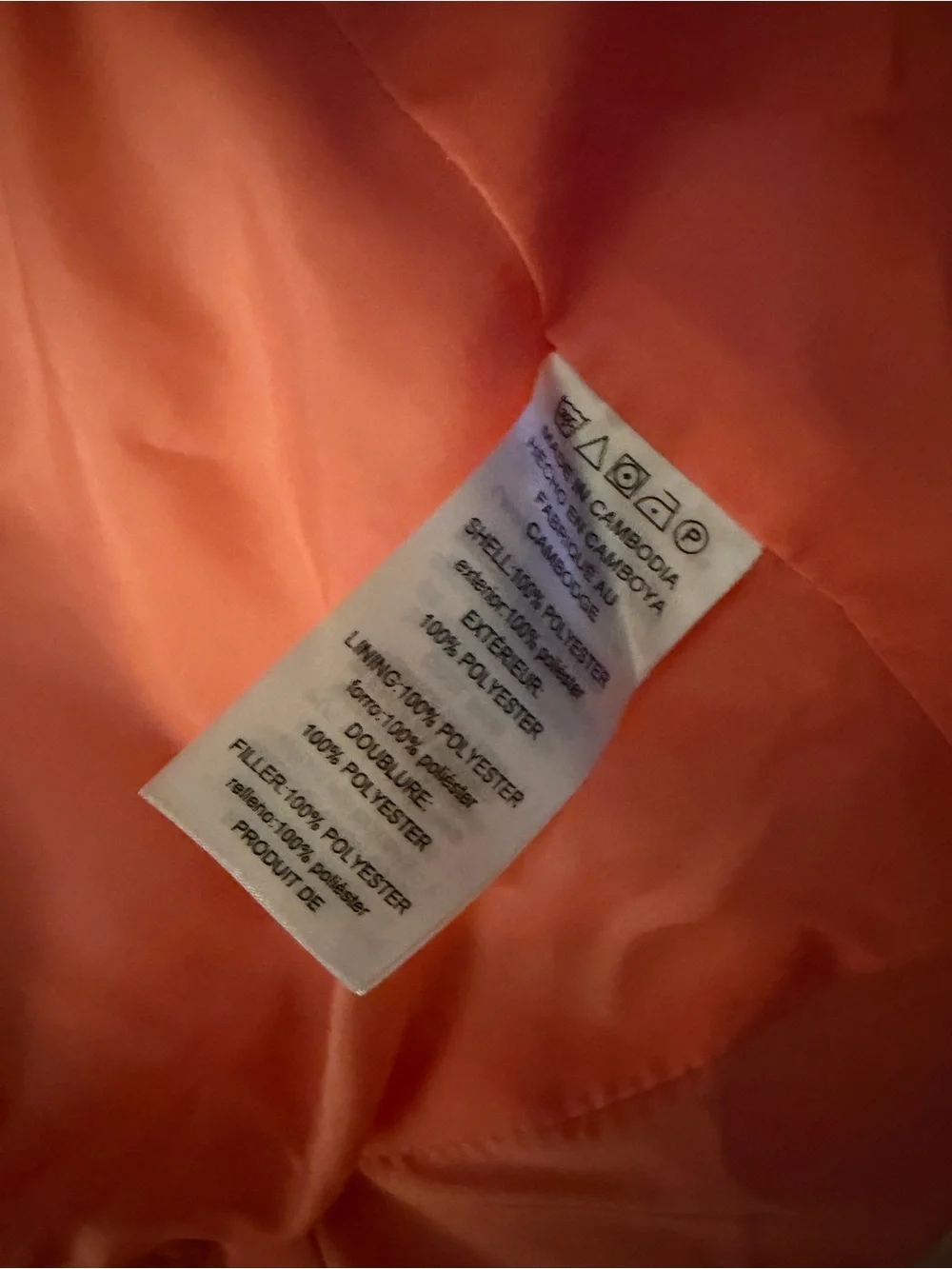 Michael Kors Coral Pink Quilted Sleeveless Vest